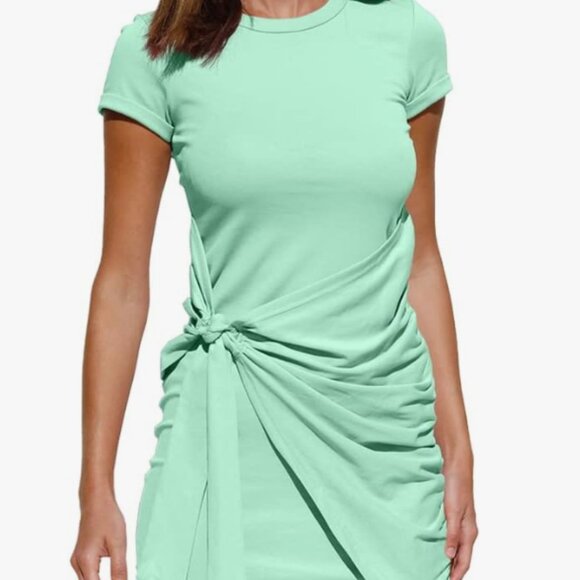 Lillusory Summer Knot Dress in Mint EUC - Picture 1 of 4